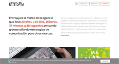 Desktop Screenshot of entropy.es