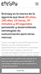 Mobile Screenshot of entropy.es